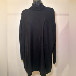 Ted Baker Black Turtleneck Knit Sweater